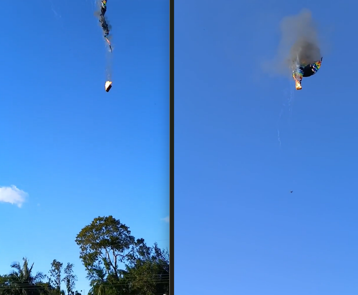 Tragic Hot Air Balloon Crash in Brazil Claims 8 Lives, Disturbing Footage Released