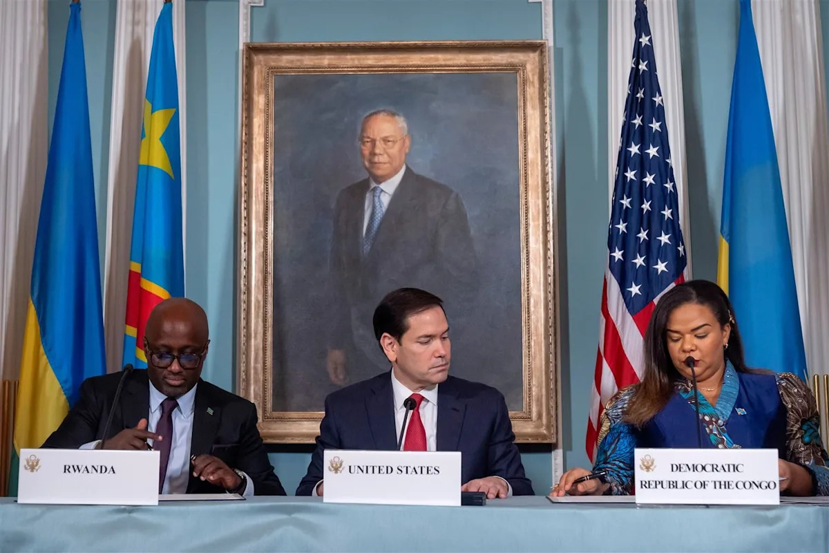 U.S. Mediates Peace Agreement Between Rwanda and the Democratic Republic of the Congo