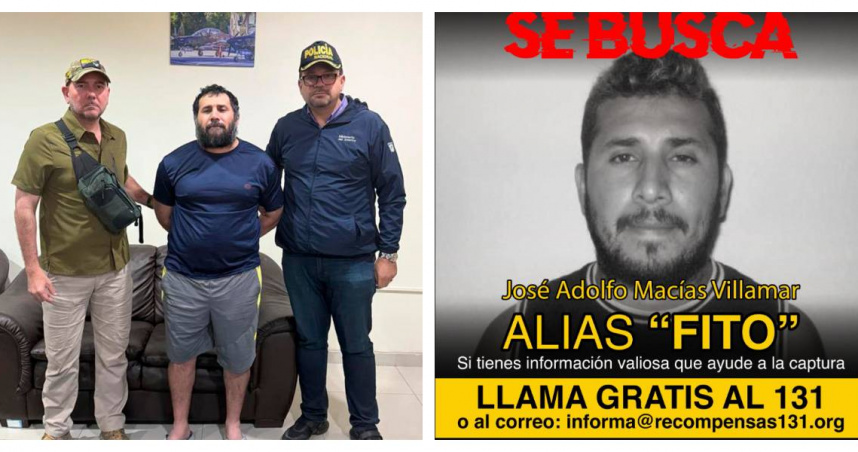 Ecuador's Notorious Drug Lord Fito Captured; 3-Year-Old Daughter Accidentally Reveals Hideout