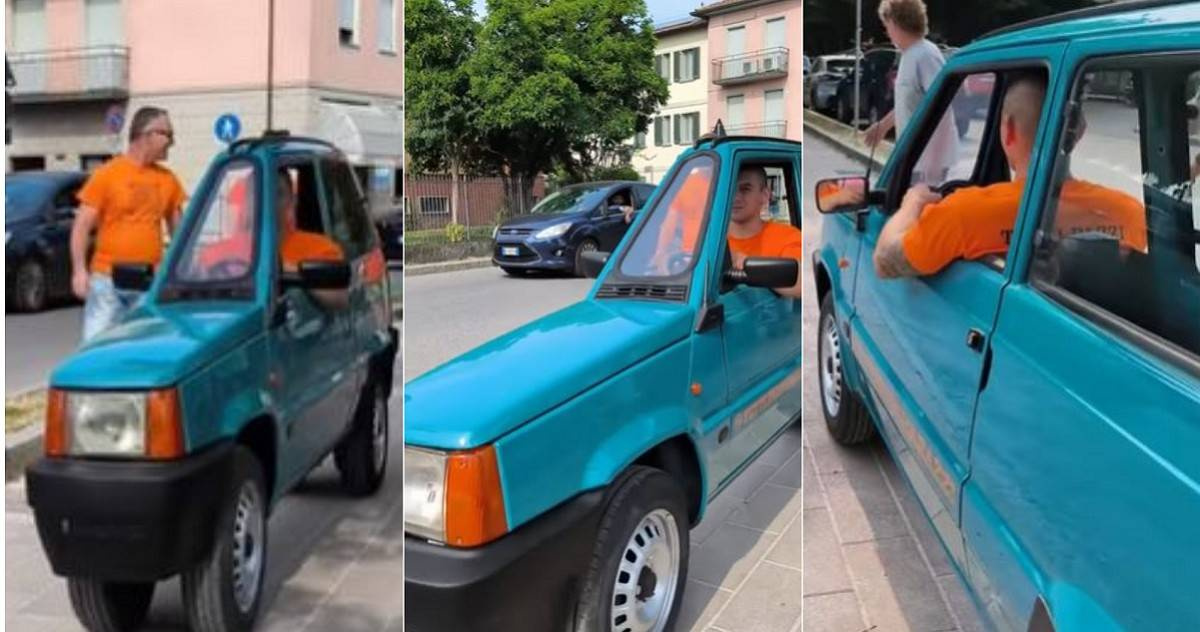 Italian Man Creates the World's Narrowest Car, Measuring Just 50 cm in Width