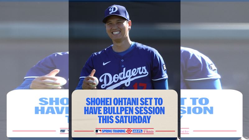 MLB／大谷翔平週日進入牛棚進行投球練習 道奇教練：「二刀流」仍未設定時間表